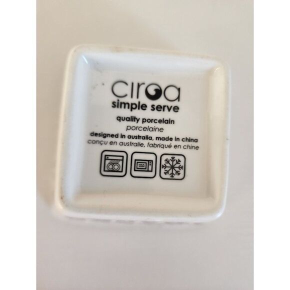 Set of 4 Give Thanks Black & White Small Appetizer Bowls - Picture 2 of 8